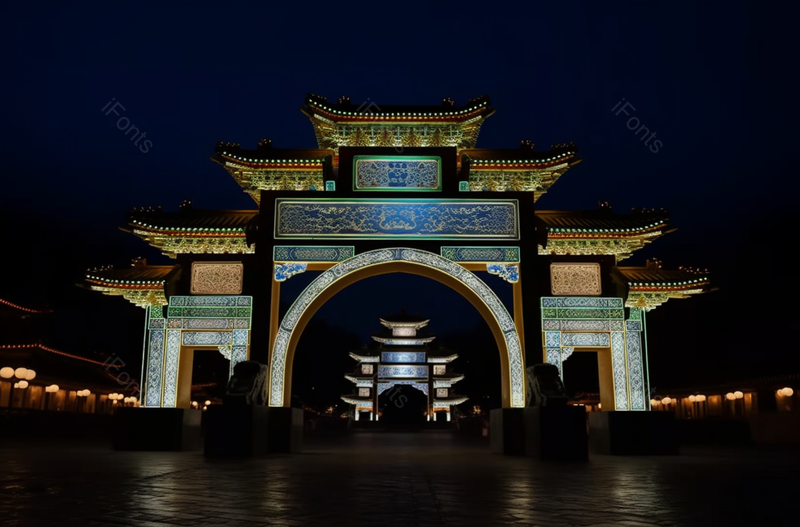 旅游景色景点牌楼实拍摄影图,高清,摄影图,摄影图片,图片大全,摄影图免费下载